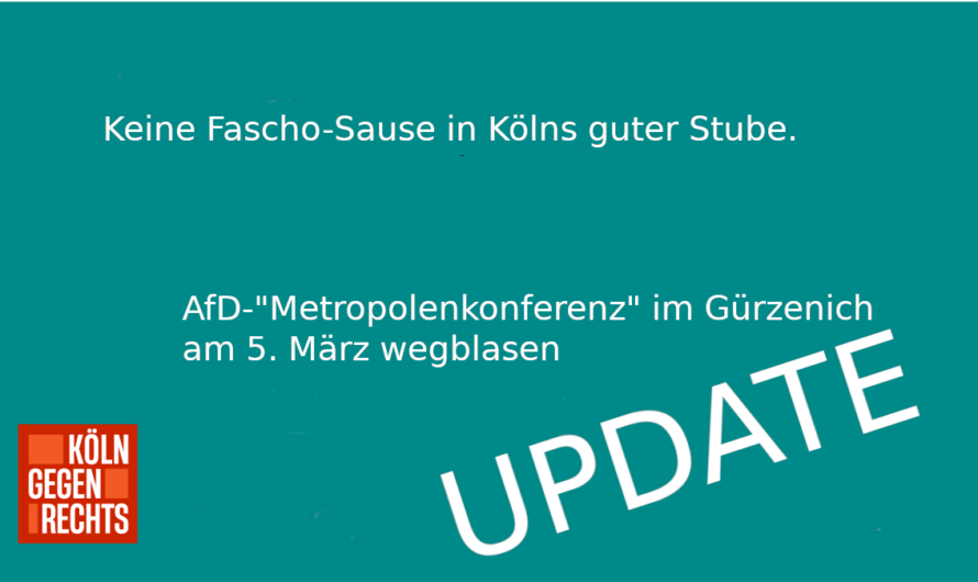 Die AfD am 5. März in Kölns Wohnzimmer